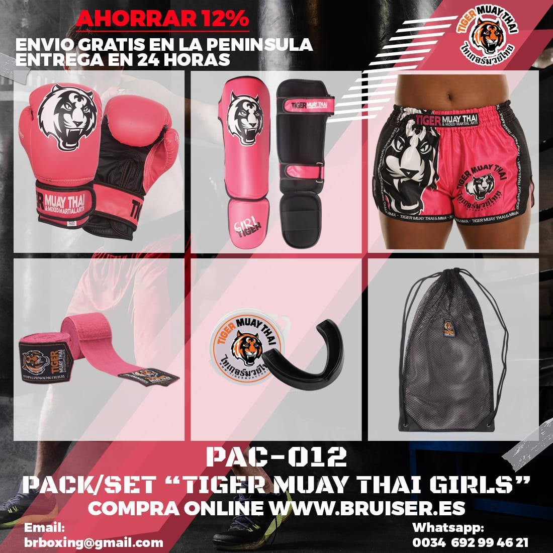 PACK DE “TIGER MUAY THAI GIRLS”