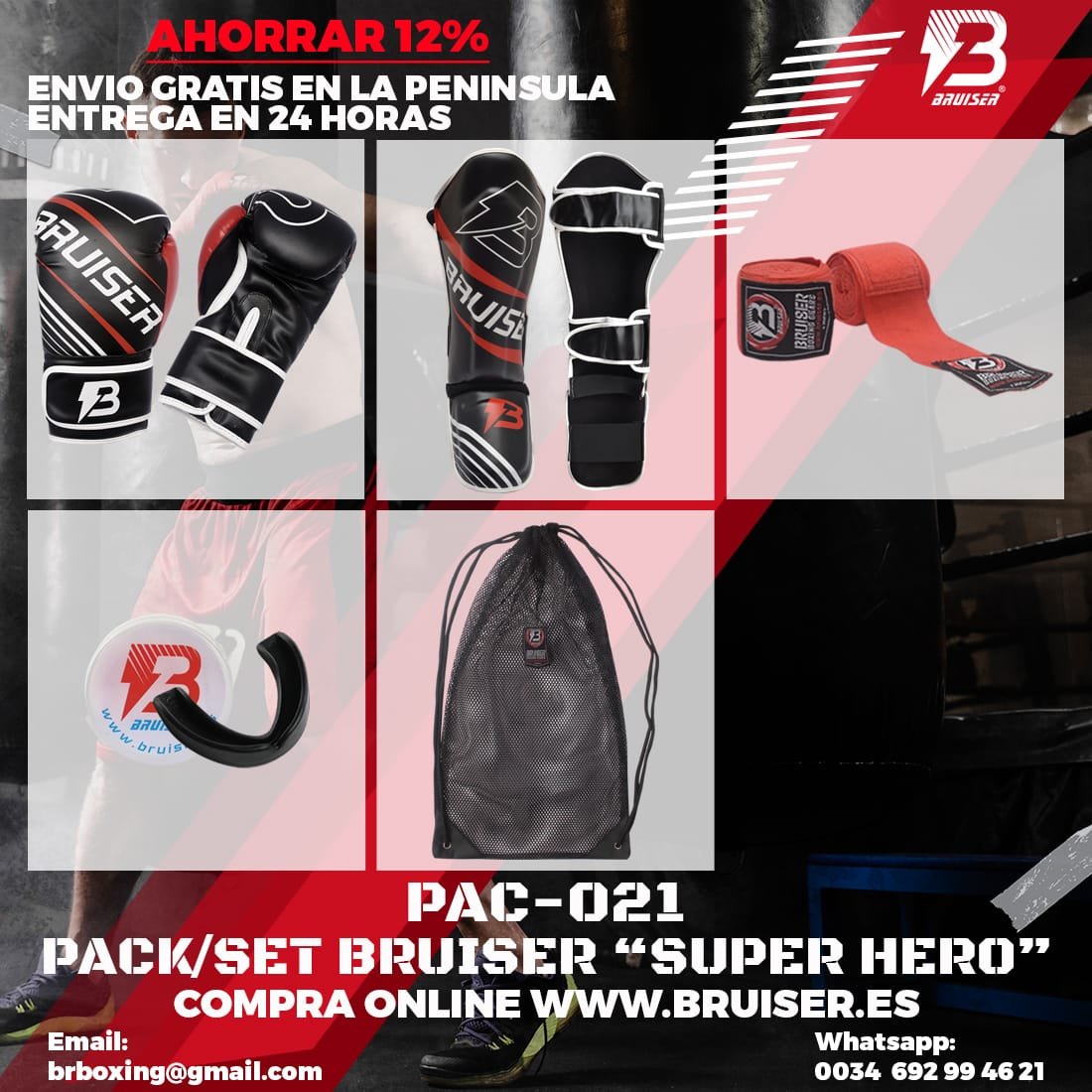PACK/SET BRUISER “SUPER HERO”