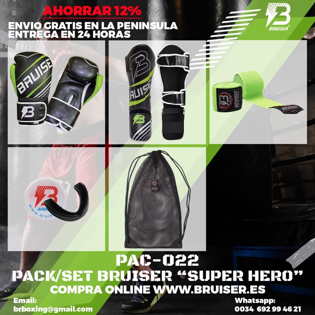 PACK/SET BRUISER “SUPER HERO”