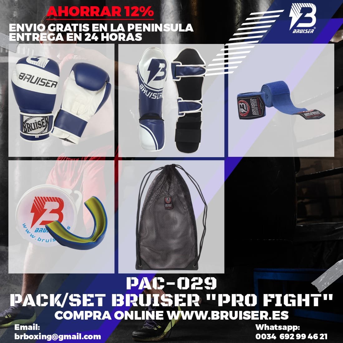 PACK/SET BRUISER "PRO FIGHT"