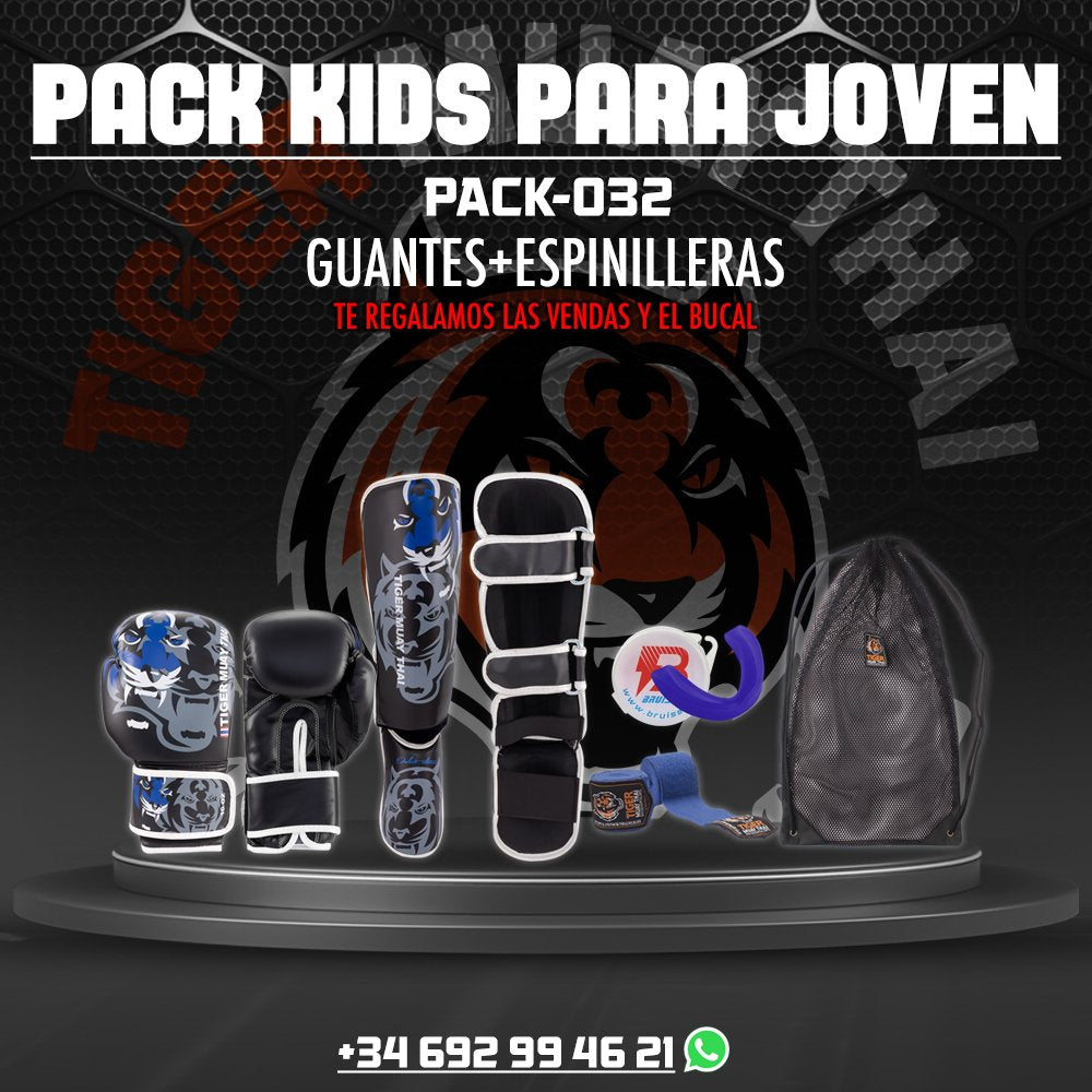 Pack De Tiger Muay Thai “Para Joven” P.Piel