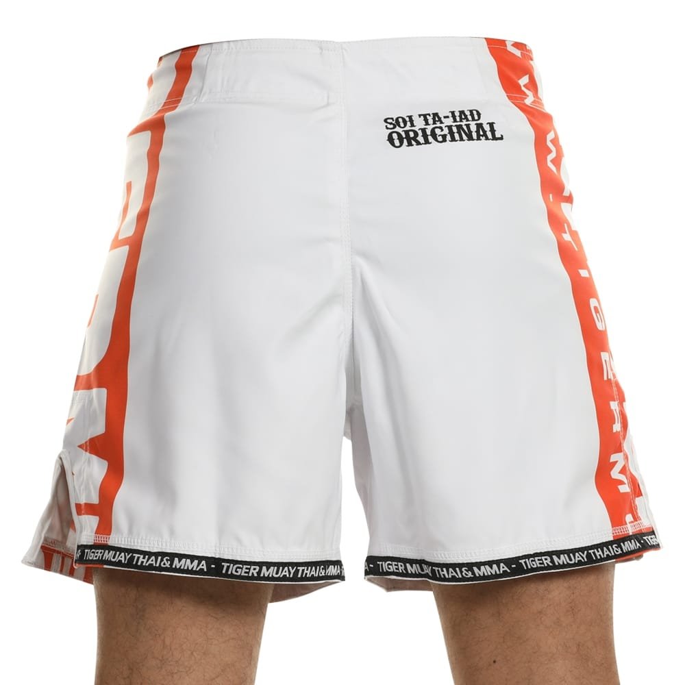 TIGER MMA SHORTS TMT NEW EDITION SUBLIMADO BLANCO/NARANJA