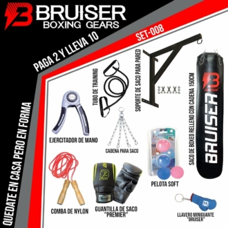 SACO DE BOXEO 180CM PROFESIONAL FIGHT GEAR BRUISER - Bruiser®