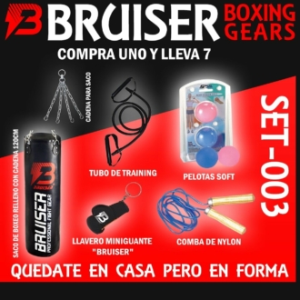 SACO DE BOXEO 180CM PROFESIONAL FIGHT GEAR BRUISER - Bruiser®