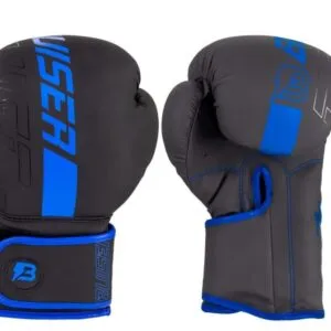 Guantes De Boxeo "Buriser" Polipiel Negro/azul