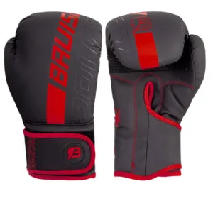Guantes De Boxeo "Bruiser" Polipiel Negro/rojo