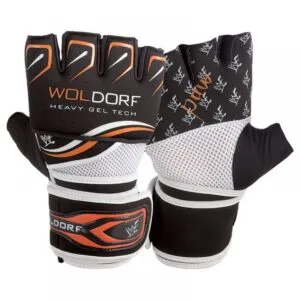 GUANTES GEL MMA GRAPPLING WOLDORF NEGRO