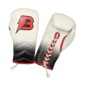GUANTES DE BOXEO BRUISER THUNDER WHITE P.PIEL