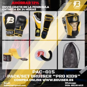 Pack "Pro Kids" Artificial Leather Bruiser Yellow