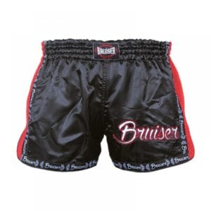 SHORT DE THAI KICK BRUISER NEGRO ELEGANTE