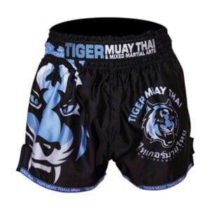 PANTALÓN CORTO TMT THAI KICK AZUL Y NEGRO